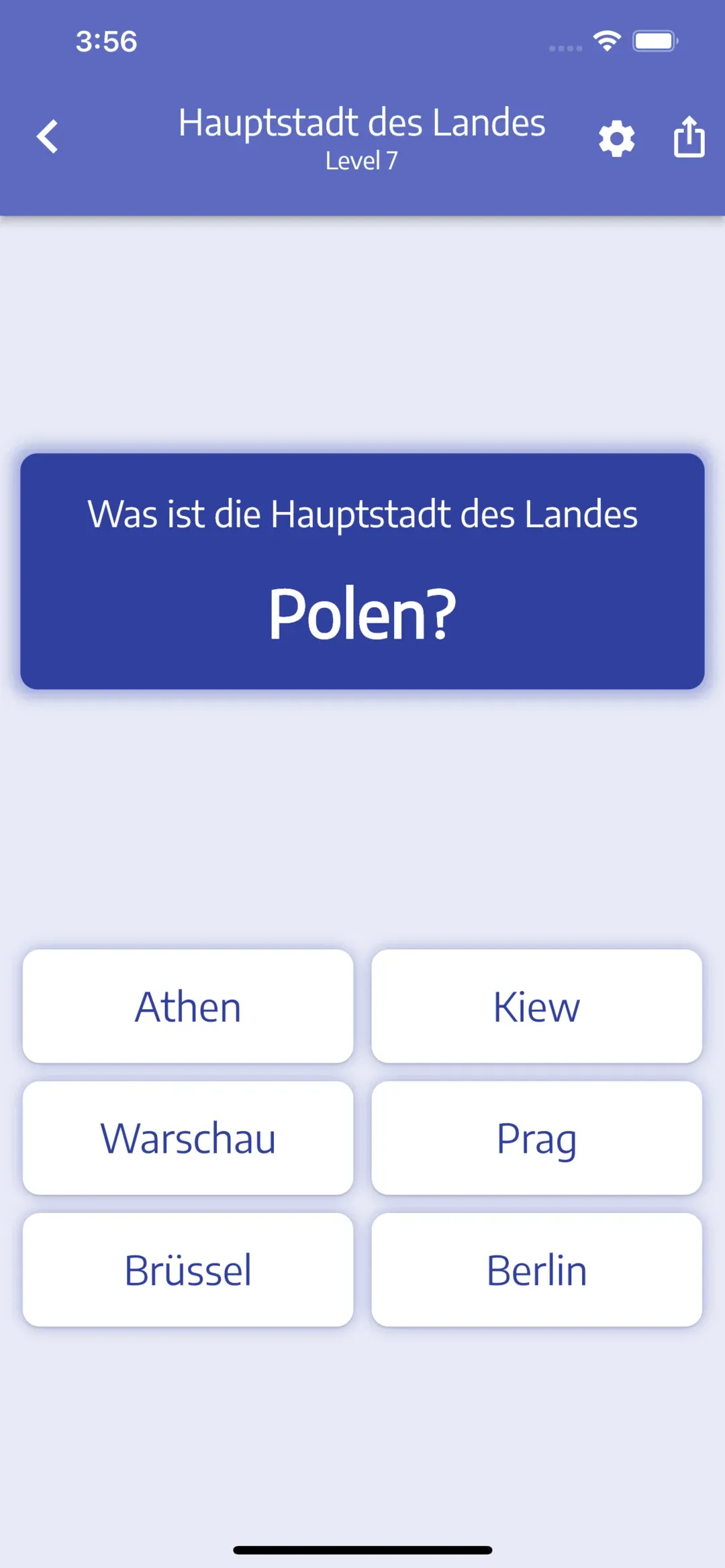 Hauptstädte von Ländern, Staaten und Regionen