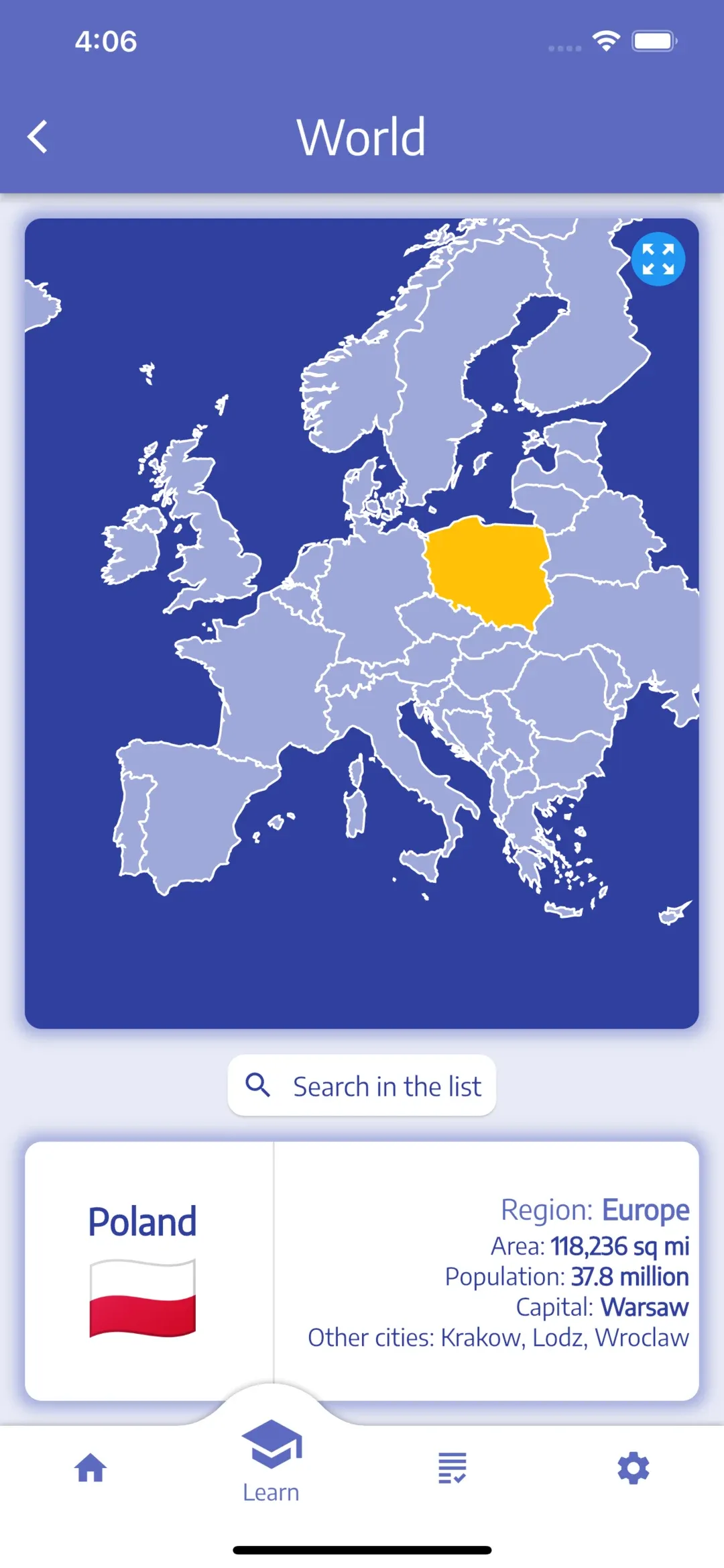 Discover the map first
