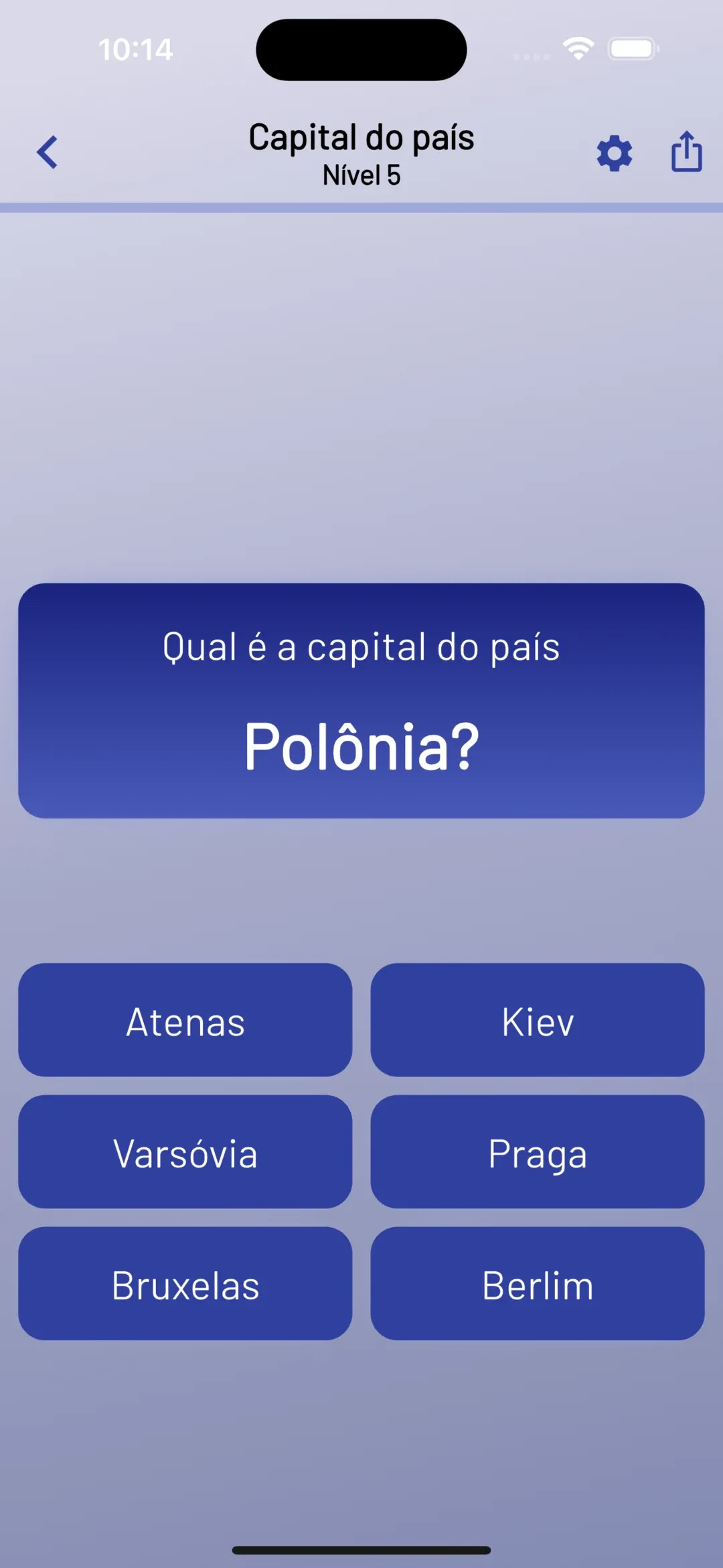 Capitais de países, estados e regiões