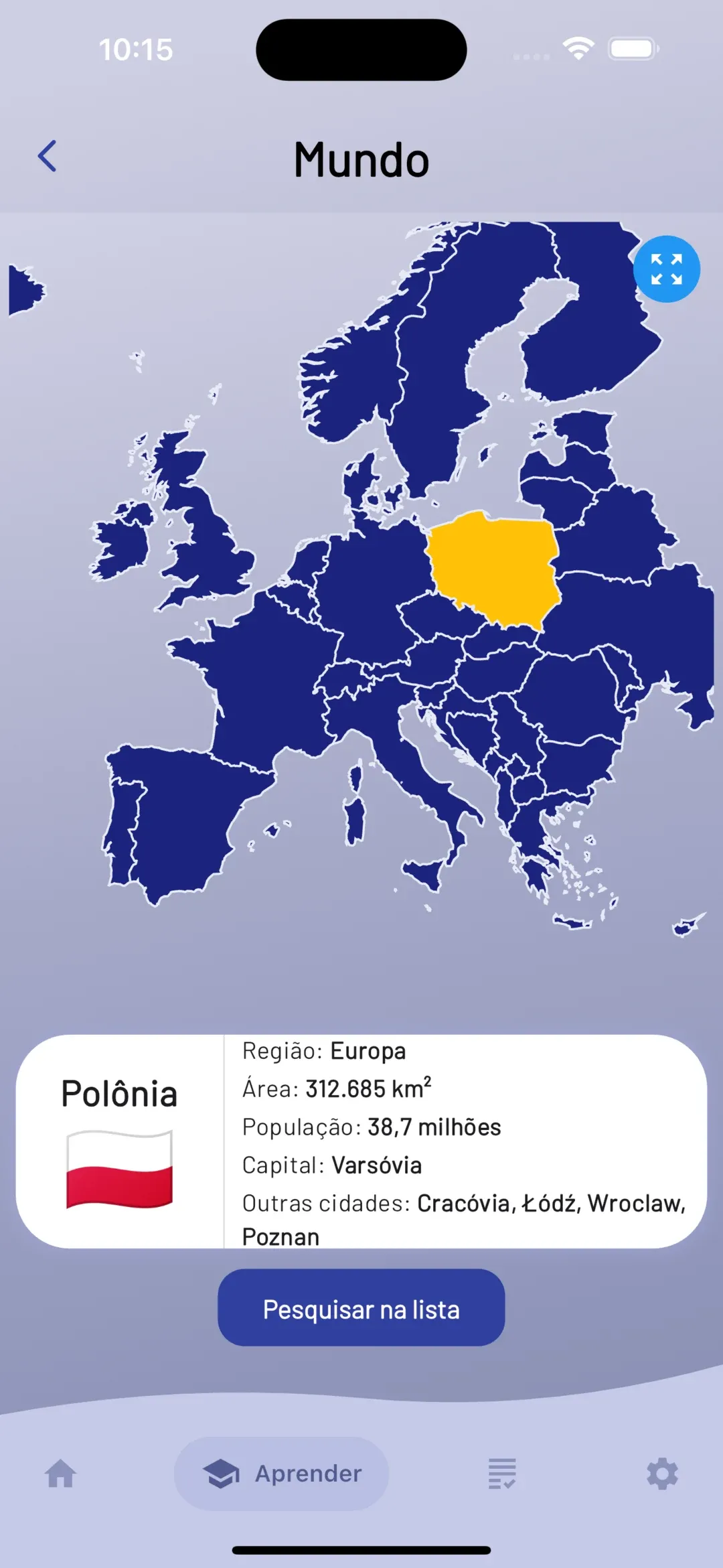 Primeiro, descubra o mapa