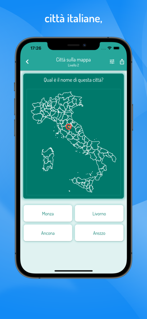 Quiz Città in Italia
