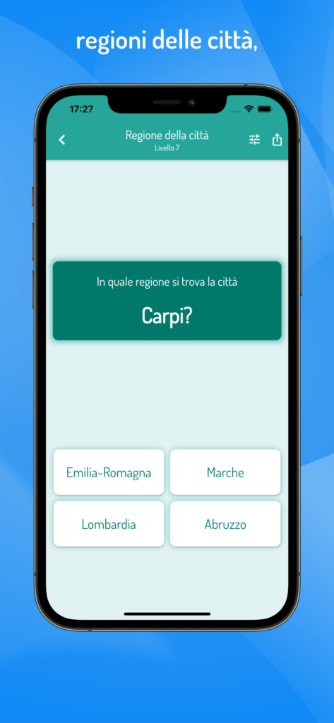 Quiz Regioni delle città italiane